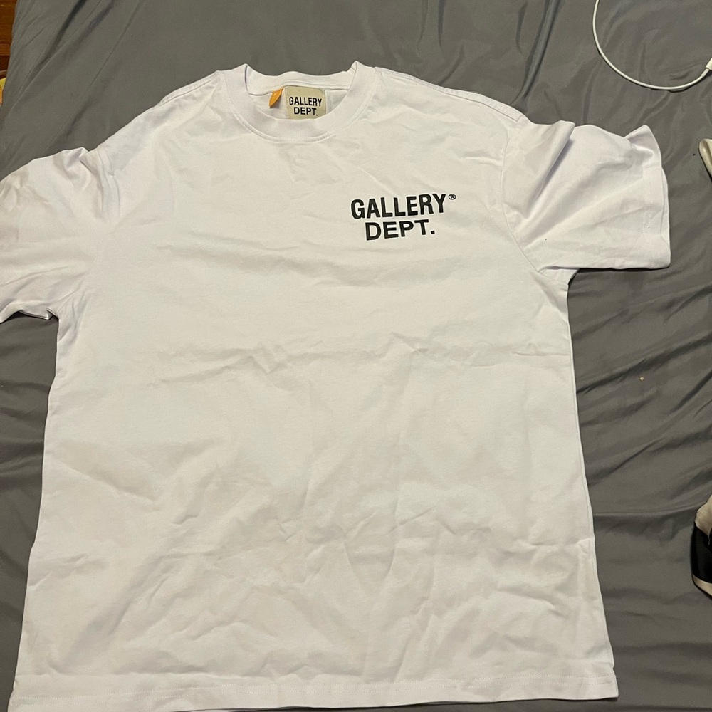 Gallery Dept White Short Sleeve Tee Size Mens M